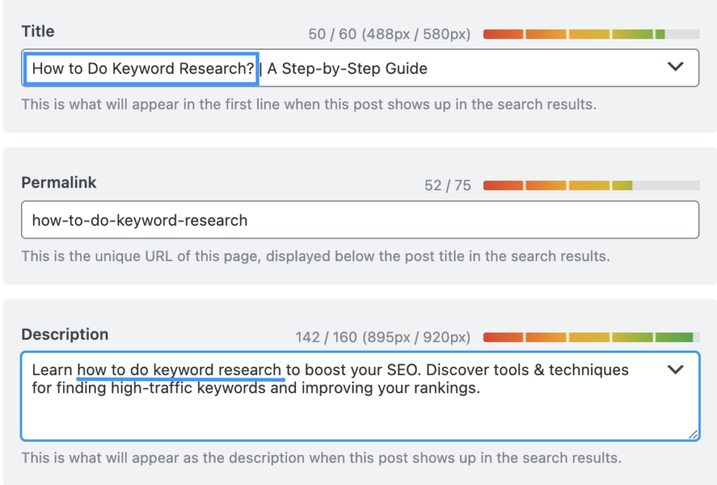 Optimizing Meta Tags