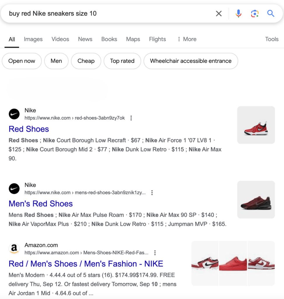 Transactional Search Intent